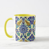 Monogram Azulejo Ceramic Style  Ornament Mok (Links)