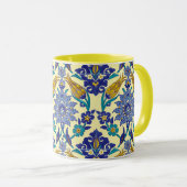 Monogram Azulejo Ceramic Style  Ornament Mok (Voorkant rechts)