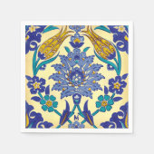 Monogram Azulejo Ceramic Style  Ornament Servetten (Voorkant)
