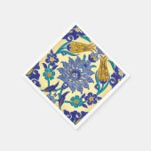 Monogram Azulejo Ceramic Style  Ornament Servetten (Hoek)
