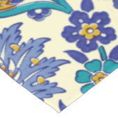 Monogram Azulejo Ceramic Style Ornament Tafelkleed (Gekanteld)