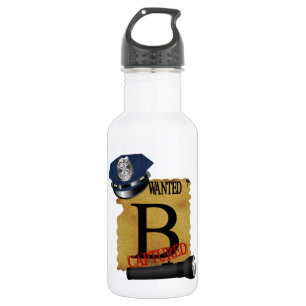 Monogram B 32 oz PBA FREE Waterfles