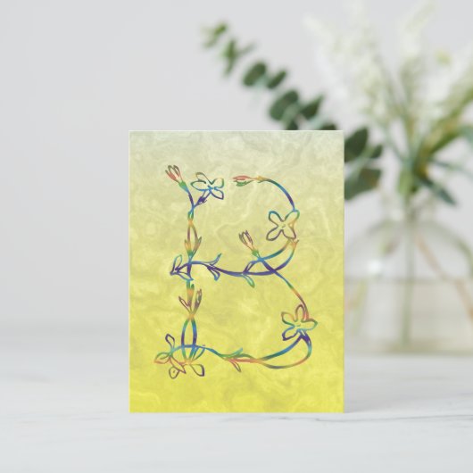 MONOGRAM B BRIEFKAART (Staand voorkant)