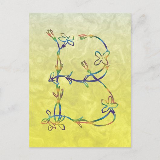 MONOGRAM B BRIEFKAART (Voorkant)