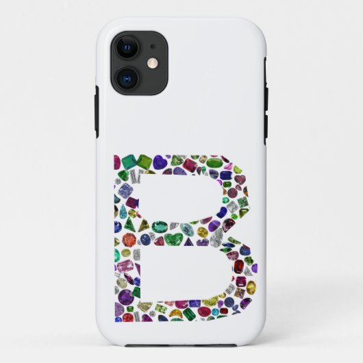 Monogram B Case-Mate iPhone Case (Achterkant)