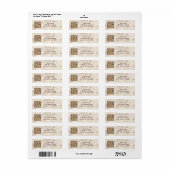 monogram B Etiket (Full Sheet)