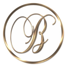 Monogram B Faux Bronze
