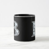 Monogram B Faux Diamond Mok (Midden)