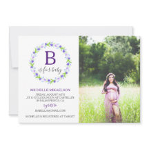 Monogram B is voor Baby shower Foto