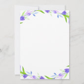 Monogram B is voor Baby shower Kaart (Achterkant)