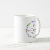Monogram B is voor Baby shower Koffiemok (Voorkant rechts)
