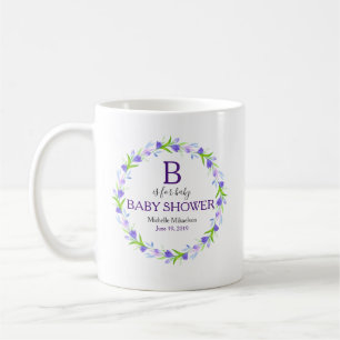Monogram B is voor Baby shower Koffiemok
