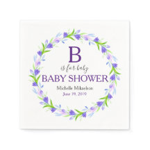 Monogram B is voor Baby shower