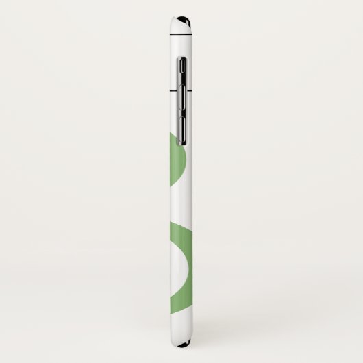 Monogram B lavender Eucalyptus Case-Mate iPhone Case (Achterkant/links)