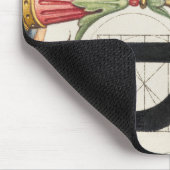 Monogram B, letter B, alfabet B, monogram A+B Muismat (Hoek)