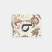 Monogram B, letter B, alfabet B, monogram A+B Post-it® Notes (Voorkant)