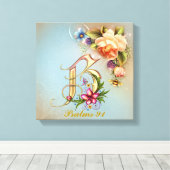 Monogram B Premium gestreken Canvas (gloss) (Insitu (Houten vloer))