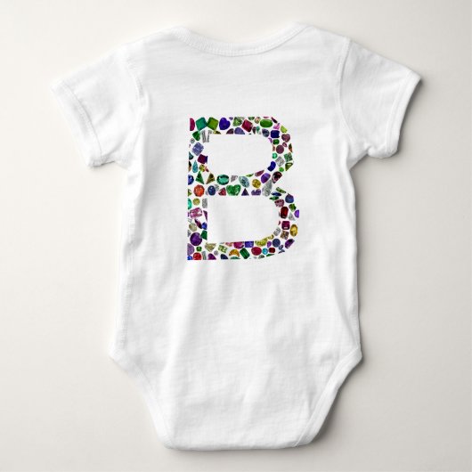 Monogram B Romper (Achterkant)