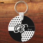 Monogram B Sleutelhanger (Voorkant)