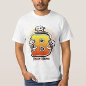 Monogram B Sock Monkey T-Shirt (Voorkant)