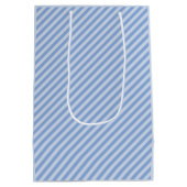 Monogram Baby Blue Medium Gift Bag Medium Cadeauzakje (Achterkant)