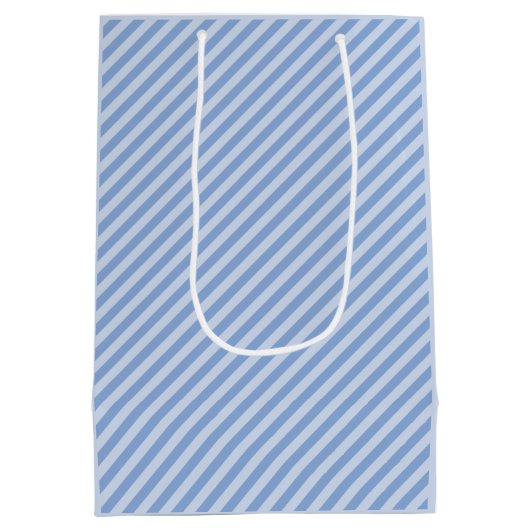 Monogram Baby Blue Medium Gift Bag Medium Cadeauzakje (Achterkant)