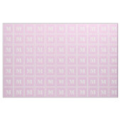 Monogram baby roze stof (Fat Quarter)