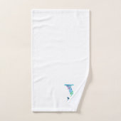 Monogram Badgeset met initiaal V Bad Handdoek (Handdoek)