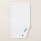 Monogram badgeset met letter A Bad Handdoek (Handdoek)