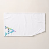 Monogram badgeset met letter A Bad Handdoek (Handdoek)