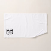 Monogram badgeset met letter E Bad Handdoek (Handdoek)
