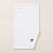 Monogram badgeset met letter F Bad Handdoek (Handdoek)