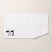 Monogram badgeset met letter F Bad Handdoek (Handdoek)