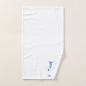 Monogram badgeset met letter L Bad Handdoek (Handdoek)