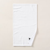 Monogram badgeset met letter M Bad Handdoek (Handdoek)