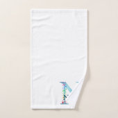 Monogram badgeset met letter N Bad Handdoek (Handdoek)
