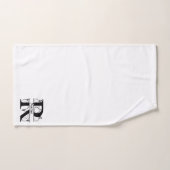 Monogram badgeset met letter R Bad Handdoek (Handdoek)