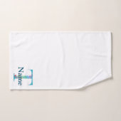 Monogram badgeset met letter T Bad Handdoek (Handdoek)