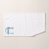 Monogram badgeset met letter U Bad Handdoek (Handdoek)