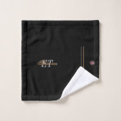Monogram badhanddoeken set bad handdoek (Wasdoekje)