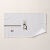 Monogram badhanddoeken set bad handdoek (Handdoek)