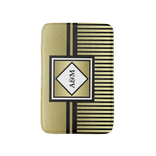 Monogram Badkamer Badmat (Voorkant Verticaal)