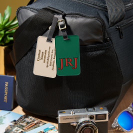 Monogram Bagage Labels - Op Maat!