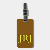Monogram Bagage Labels - Op Maat! (Voorkant verticaal)