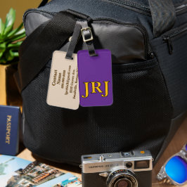 Monogram Bagage Labels - Op Maat!