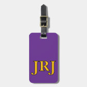 Monogram Bagage Labels - Op Maat! (Voorkant verticaal)