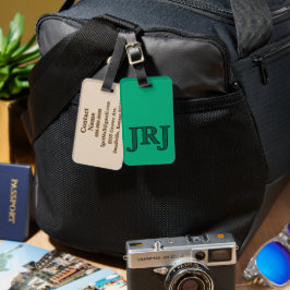 Monogram Bagage Labels - Op Maat!
