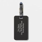 Monogram Bagagelabel (Achterkant verticaal)