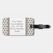 Monogram Bagagelabel (Achterkant horizontaal)