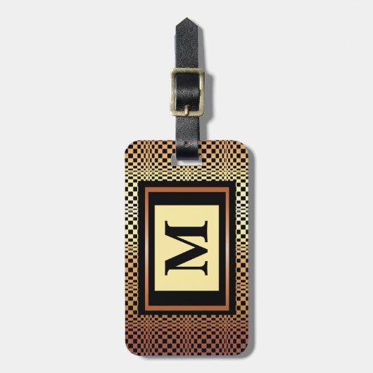 Monogram Bagagelabel (Voorkant verticaal)